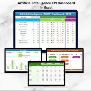 Artificial Intelligence KPI Dashboard in Excel