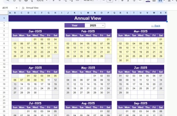 CSR Events Calendar in Google Sheets - Image 5