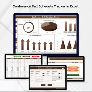 Conference Call Schedule Tracker in Excel