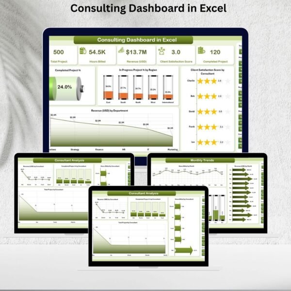 Consulting Dashboard in Excel