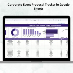 Corporate Event Proposal Tracker in Google Sheets