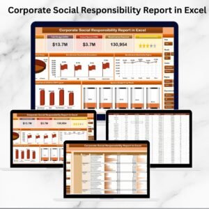 Corporate Social Responsibility Report in Excel