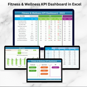 Fitness & Wellness KPI Dashboard in Excel