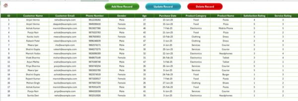 Customer Satisfaction Survey Tracker in Excel - Image 5