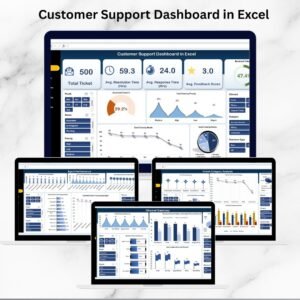 Customer Support Dashboard in Excel