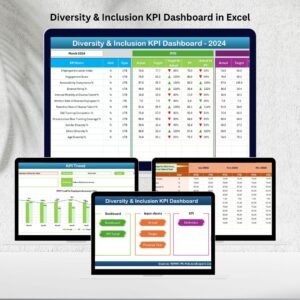 Diversity & Inclusion KPI Dashboard in Excel