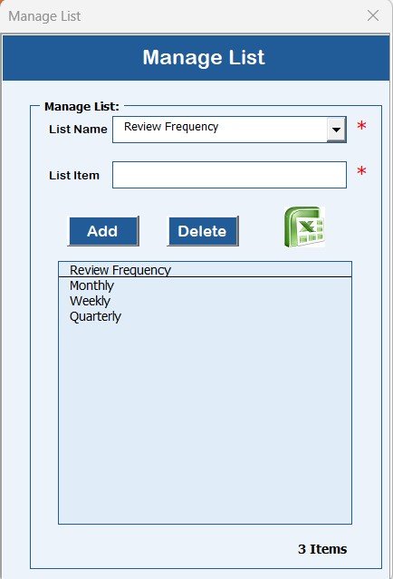 Employee Goal Setting Tracker in Excel - Image 7