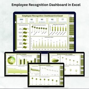Employee Recognition Dashboard in Excel