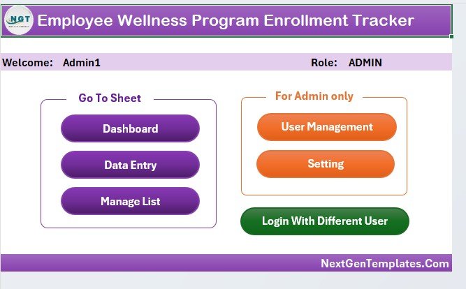 Employee Wellness Program Enrolment Tracker in Excel - Image 3
