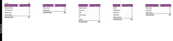 Employee Wellness Program Enrolment Tracker in Excel - Image 10