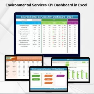Environmental Services KPI Dashboard in Excel