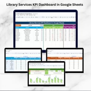 Library Services KPI Dashboard in Google Sheets