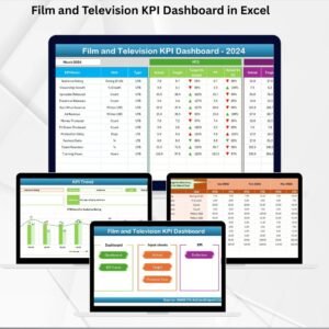 Film and Television KPI Dashboard in Excel