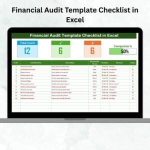 Financial Audit Template Checklist in Excel