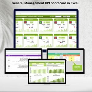 General Management KPI Scorecard in Excel