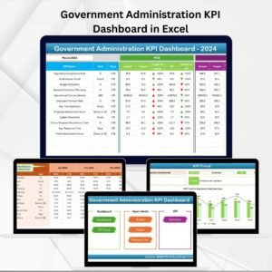 Government Administration KPI Dashboard in Excel