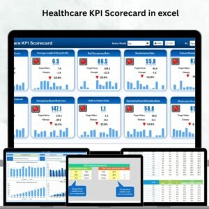 Healthcare KPI Scorecard in excel