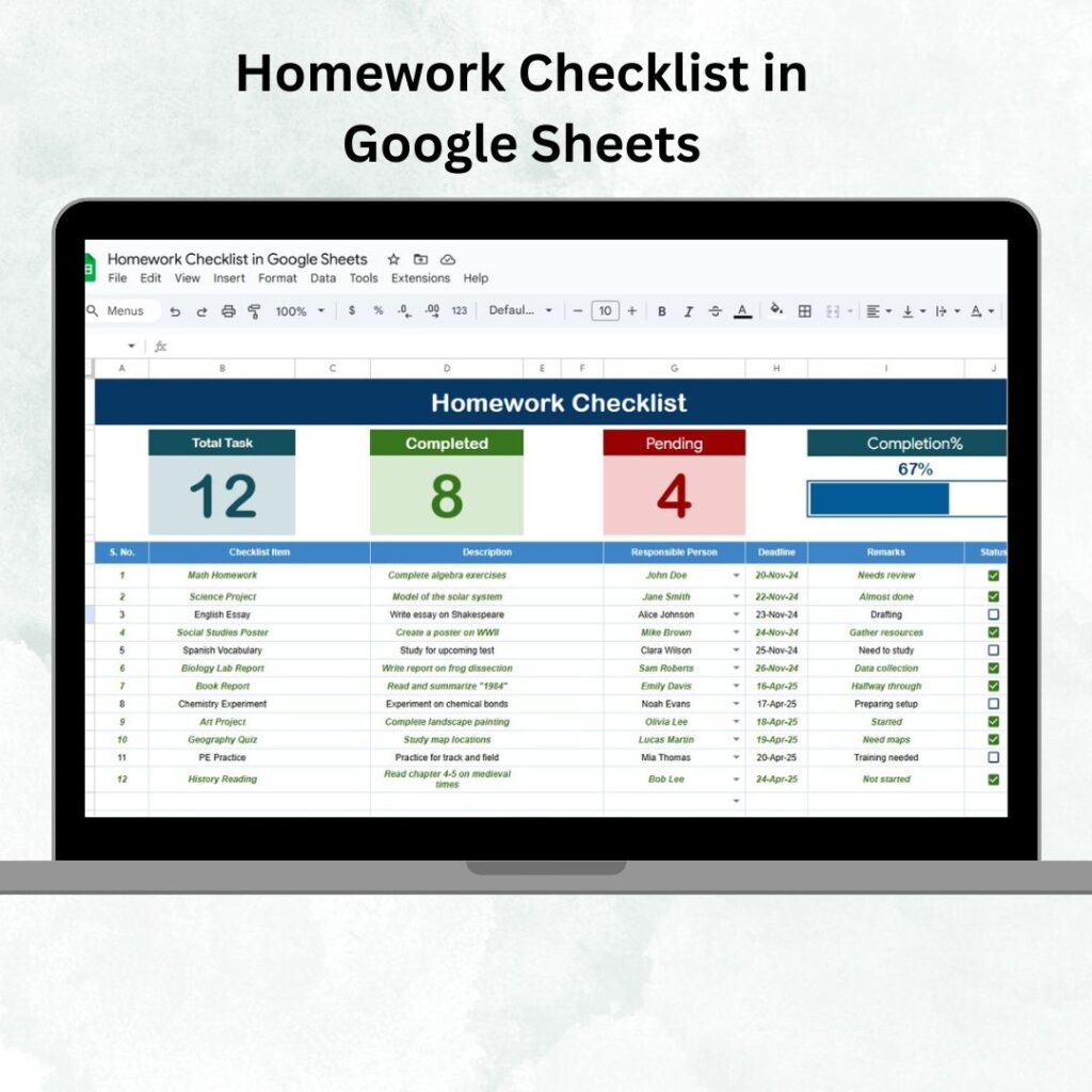 Debt Repayment Checklist in Google Sheets - Next Gen Templates