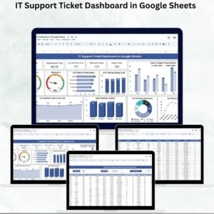 IT Support Ticket Dashboard in Google Sheets