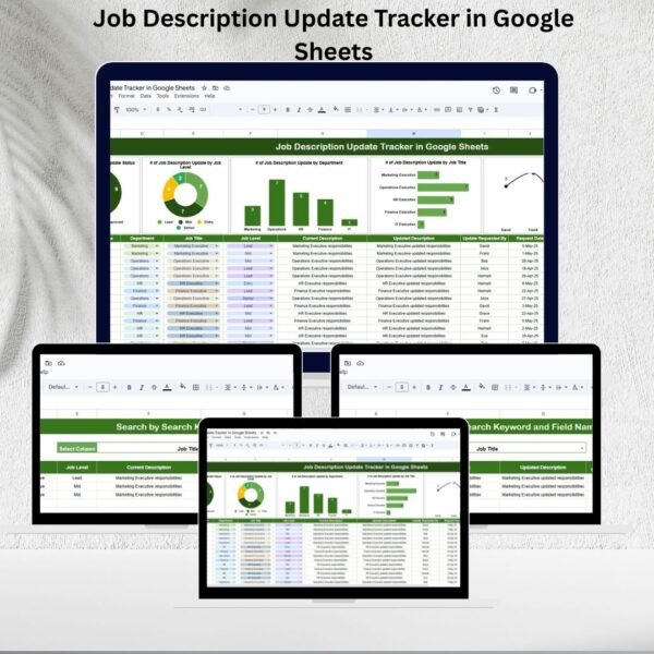 Job Description Update Tracker in Google Sheets