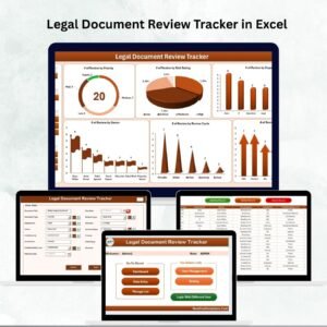 Legal Document Review Tracker in Excel