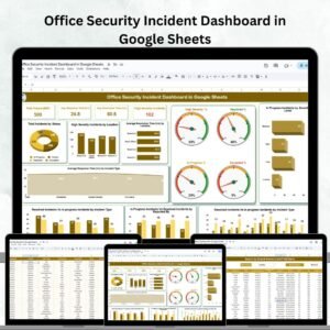 Office Security Incident Dashboard in Google Sheets