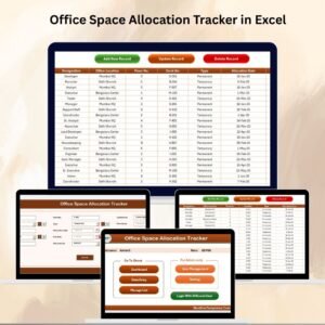 Office Space Allocation Tracker in Excel