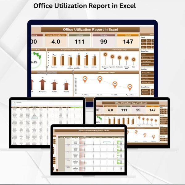 Office Utilization Report in Excel