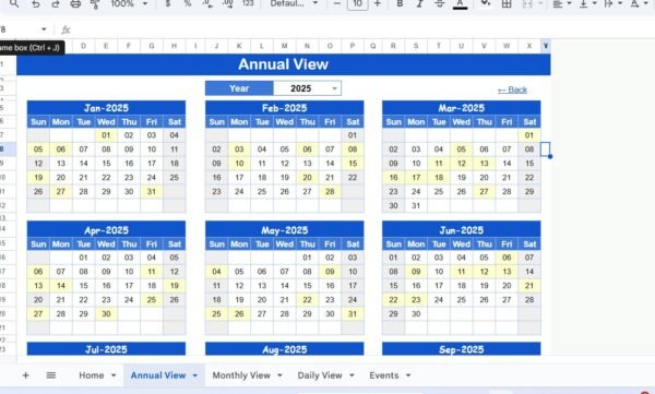 Partnership Events Calendar in Google Sheets - Image 5