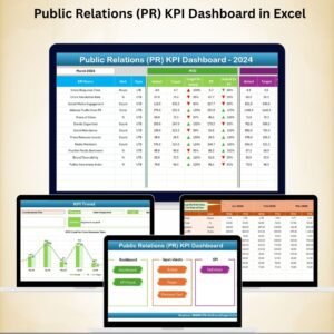 Public Relations (PR) KPI Dashboard in Excel
