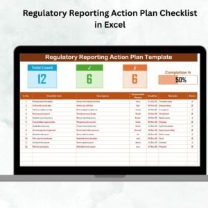 Regulatory Reporting Action Plan Checklist in Excel