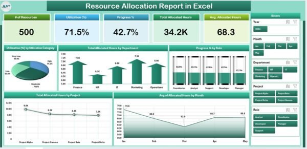 Resource Allocation Report in Excel - Image 2