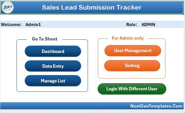 Sales Lead Submission Tracker in Excel - Image 3