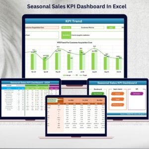 Seasonal Sales KPI Dashboard In Excel