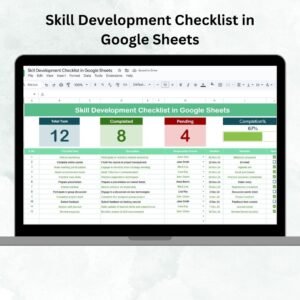 Skill Development Checklist in Google Sheets