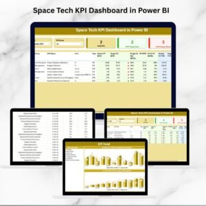 Space Tech KPI Dashboard in Power BI