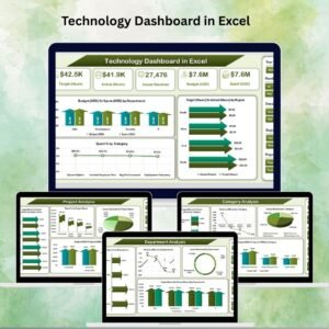 Technology Dashboard in Excel