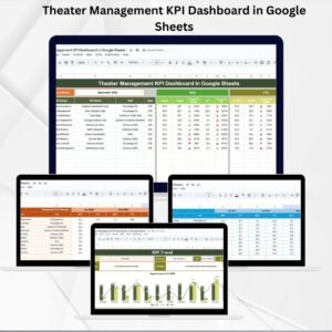 Theater Management KPI Dashboard in Google Sheets