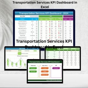 Transportation Services KPI Dashboard in Excel