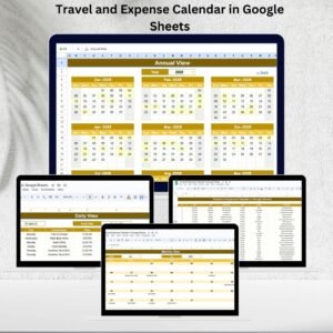 Travel and Expense Calendar in Google Sheets