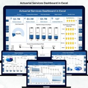 Actuarial Services Dashboard in Excel