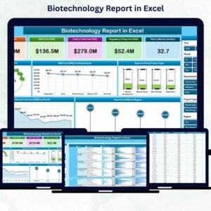 Biotechnology Report in Excel