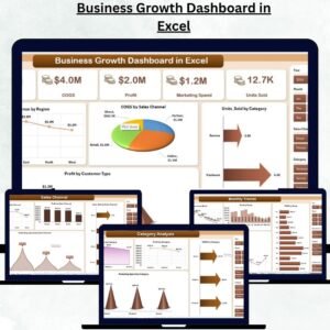 Business Growth Dashboard in Excel