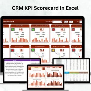 CRM KPI Scorecard in Excel