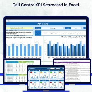 Call Centre KPI Scorecard in Excel