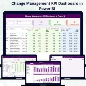Change Management KPI Dashboard in Power BI