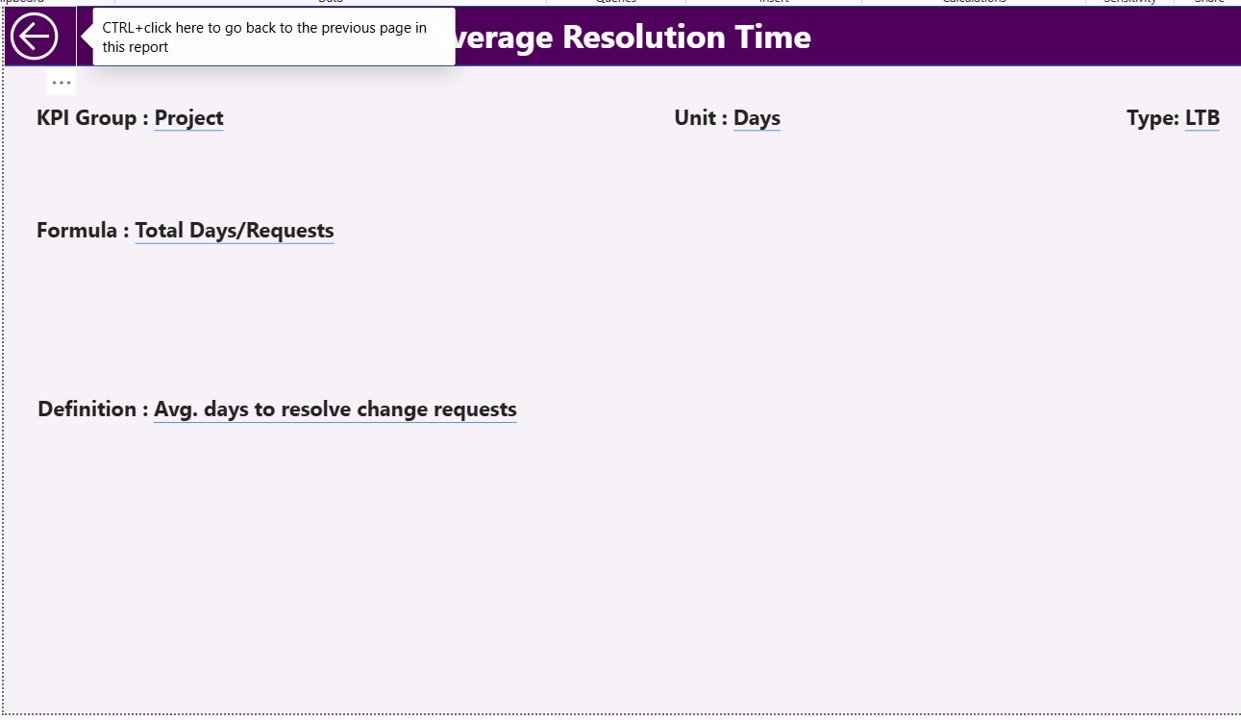 Change Management KPI Dashboard in Power BI - Image 5
