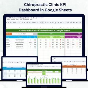 Chiropractic Clinic KPI Dashboard in Google Sheets