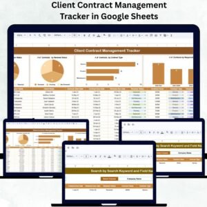 Client Contract Management Tracker in Google Sheets
