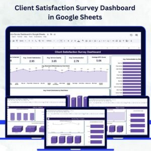 Client Satisfaction Survey Dashboard in Google Sheets